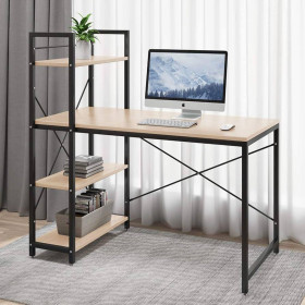 Table PC Moderne Simple Bois Bureau Ordinateur