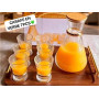Ensemble Carafe En Verre 7Pcs Raffiné, luxe