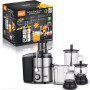 Machine 4 in 1 électrique: extracteur de jus, mixeur, blender et grinder