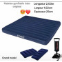 Matelas Gonflable 2 Places - avec pompe manuelle