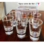 Verre à thé en verre transparent, petite tasse