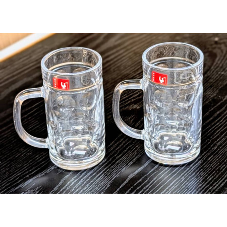 lot de 2 verres a eau transparent 360ml