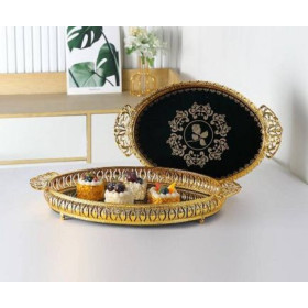 lot 2 Plateaux , assiettes décoratives luxe rond