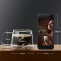lot de 6 Tasse à Café en Verre Double Paroi 200ml