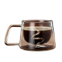lot de 6 Tasse à Café en Verre Double Paroi 200ml