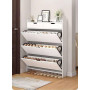 Armoire de rangement à chaussures à 3 tiroirs en bois blanche