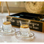 Ensemble 6 tasses et sous-tasses