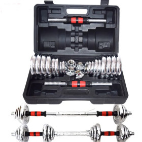 Haltères Réglables 30 kg avec Valise de Rangement