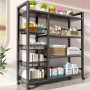 Chariot de rangement multifonctionnel pour cuisine, en Fer