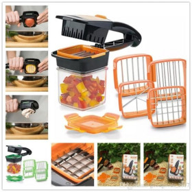 Partagez ce produit    Boutique Officielle Nicer Dicer Trancheuse Manuelles Multifonctions 5 en 1