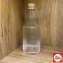 lot de 2 Bouteilles en verre avec couvercle en bois – 1L