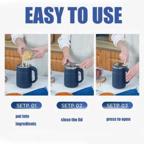 Mini moulin électrique en acier inoxydable 90g