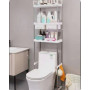 Etagère de Salle de Bain, Meuble de Rangement avec tiroirs au-Dessus des Toilettes - blanc
