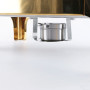 Plat Chafing Électrique Doré de Luxe pour Buffets de Restauration, Chauffe-Plats pour Hôtels et Restaurants
