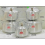Ensemble Casserole Aluminium 5 Pièces