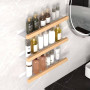 Étagère murale pour salle de bain, étagère de rangement, support de rangement mural