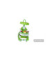 YOUPALA TROTTEUR BEBE 2 en 1- bleu - vert - rouge
