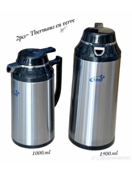 ensemble deux thermos...