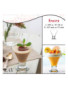 6 pièces de verre coupe de crème glacée