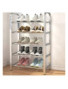 Rangement de chaussures en métal 5 niveaux
