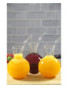 Verre potelé 6 pièces avec paille - Présentation Cocktail Verre à jus de fruits Verre à eau et à boisson