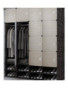 Armoire Plastique 4 Battants avec double range chaussures