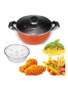FRITEUSE À COUVERCLE - 26 CM - ROUGE
