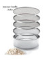 LOT DE 4 PIÈCES DE TAMIS - ALUMINIUM