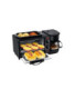 Machine 4 en 1 - Grille Pain Electrique 2 fentes + machine à café 1,5 Litres