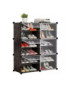 Rangement de chaussures en métal 5 niveaux