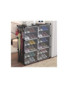 Armoire Etagère à Chaussures 24 paires Modulable -  6 Cubes divisés en 2 -
