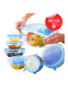 Couvercle Extensible en Silicone - 6 Pcs