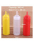 bouteilles en plastique presser bouteille Ketchup salade Cruet Bin huile vinaigre bouteille