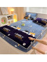 DRAP HOUSSE MATELASSÉ AVEC 2 OREILLERS