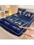 DRAP HOUSSE MATELASSÉ AVEC 2 OREILLERS