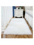 Tapis fourrure à poils longs, tapis ultra doux- descente de lit