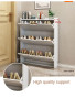Organisateur de Chaussures en Bois blanche avec 3 tiroirs 120CM X 80CM X 17CM