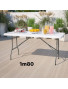 Table de dressage pliable 1m80