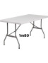 Table de dressage pliable 1m80