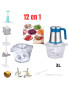 Hachoir électrique 3L - 12 en 1
