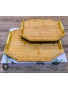 ensemble plateau en bois 2 pcs