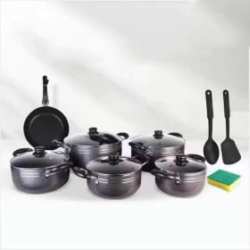 Ensemble Marmites en Aluminium  6 PCS