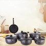 Ensemble Marmites en Aluminium  6 PCS