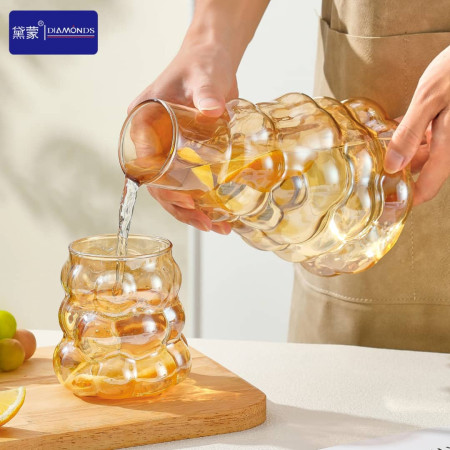 Ensemble bouteille et verre en Bubble